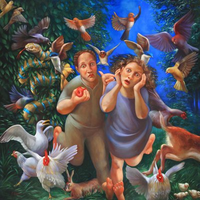 The Expulsion From the Garden of Eden by Rosemarie Adcock