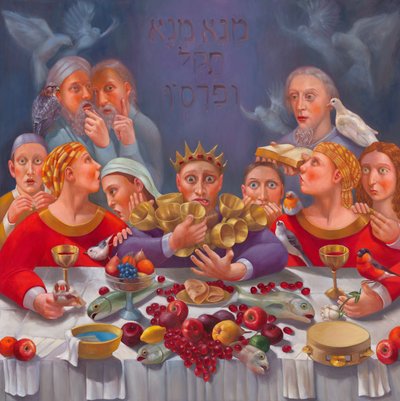 The Last Supper of Belshazzar, 2022 by Rosemarie Adcock