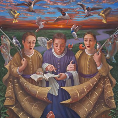 The Road to Emmaus by Rosemarie Adcock