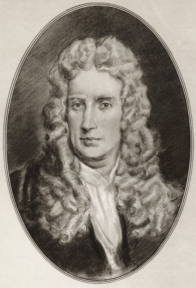 Sir Isaac Newton, from Living Biographies of Famous Men by Ross Gordon