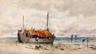 The Mussel Gatherers, 1879 by Ross Turner