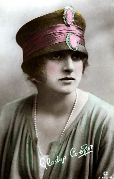 Gladys Cooper 1888-1971, English actress, early 20th century by Rotary Photo