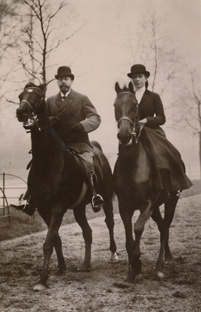 H.M. King George V and Princess Mary, 1914 by Rotary Photo