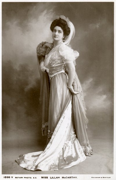 Lillah McCarthy, British actress and theatrical manager, c1900s by Rotary Photo