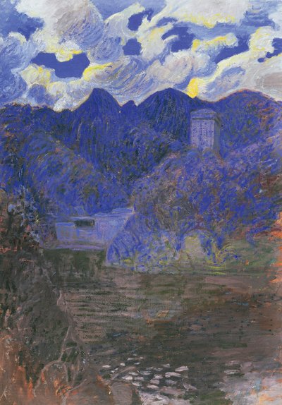 Dawn of spring in San Fruttuoso by Rubaldo Merello