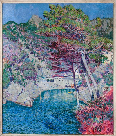 View of San Fruttuoso, near Camogli by Rubaldo Merello