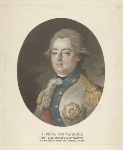 Portrait of Louis Prince of Waldeck by Rudolf Henzi