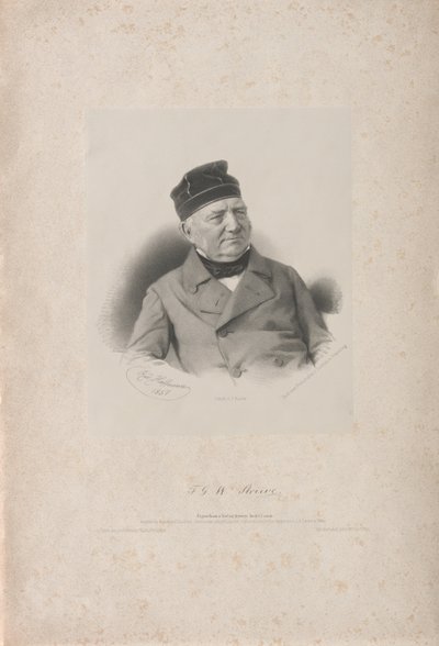 Friedrich Georg Wilhelm Vasily Yakovlevich von Struve 1793-1864 by Rudolf Hoffmann