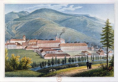 Factory of Messrs Hartmann und Fils, Munster, Alsace, France, 1842 by Rudolf Huber