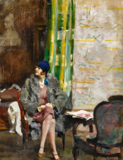 The Blue Hat by Rudolf Nissl