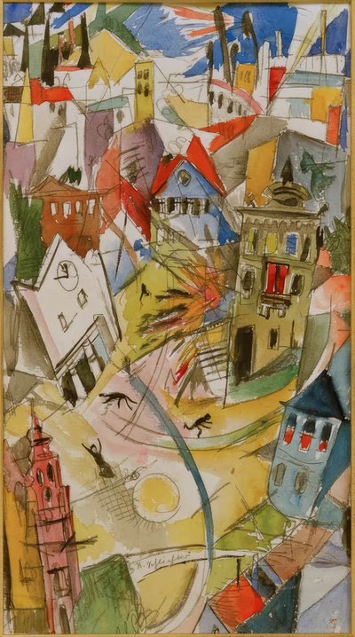 The Explosion by Rudolf Schlichter