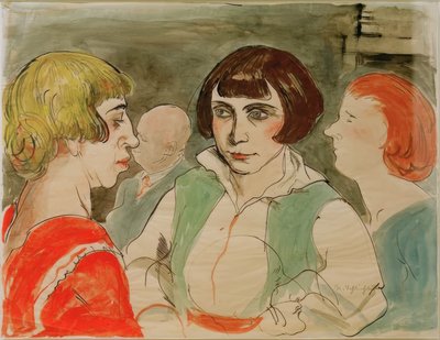 Three Women by Rudolf Schlichter