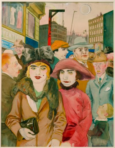 Hausvogteiplatz by Rudolf Schlichter