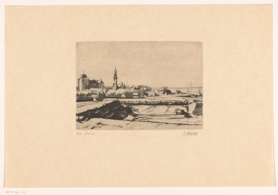 Veere by Rudolf Schönberg (signed by artist)