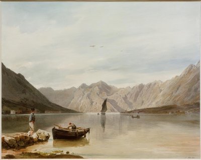 View Towards Mula and Dobrota near Cattaro by Rudolf von Alt