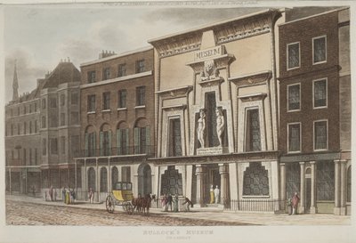 View of Bullocks Museum, Better Known as the Egyptian Hall, on Piccadilly by Rudolph Ackermann