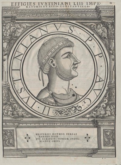 Emperor Justinian I by Rudolph Wyssenbach