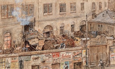 The Kitschelt Iron Foundry at the Skodagasse in Vienna by Rudolf von Alt
