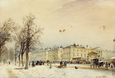 The North Station, Vienna by Rudolf von Alt