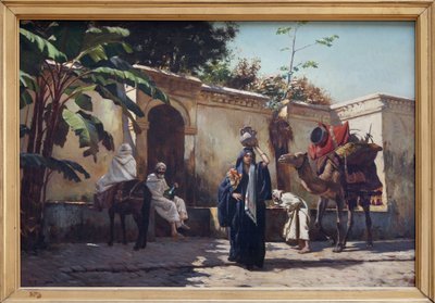 Moroccan Scene by Rudolphe Ernst