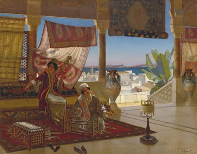 The Wool Spinners by Rudolphe Ernst