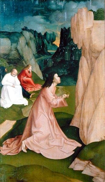 The Agony in the Garden, from the Passion Series by Rueland the Younger Frueauf