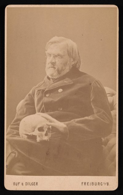 Portrait of Alexander Ecker by Ruf and Dilger