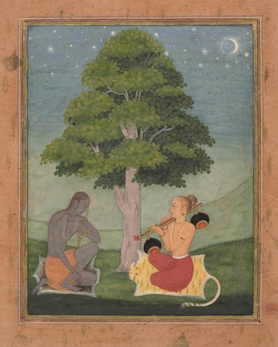 Kedar Ragini: Folio from a ragamala series Garland of Musical Modes by Ruknuddin