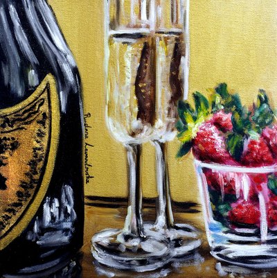 Champagne Wishes by Ruslana Levandovska