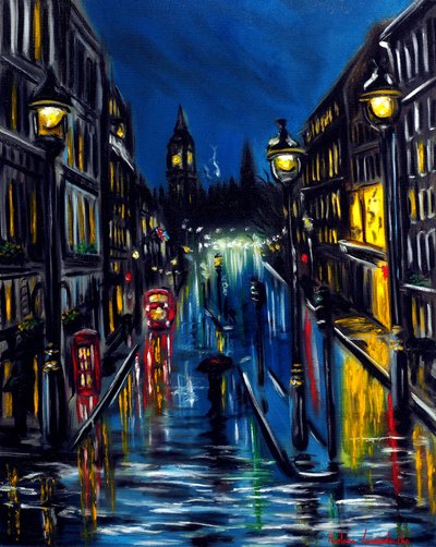 Evening London, 2025 by Ruslana Levandovska