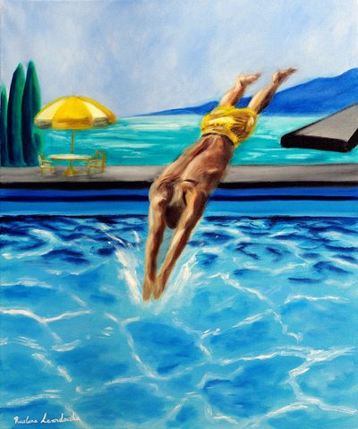 Into the Blue, 2025 by Ruslana Levandovska