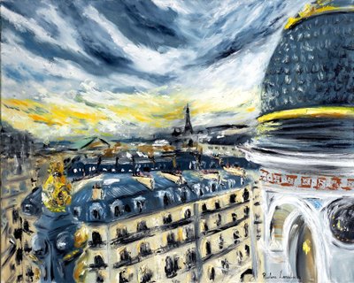 Paris Rooftops by Ruslana Levandovska
