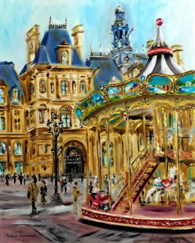 The Streets of Paris, 2024 by Ruslana Levandovska