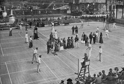 A Badminton Tournament at the Crystal Palace, 1902, 1903 by Russell and Sons