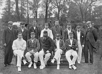 South of England XI Cricket Team vs The Australians by Russell and Sons