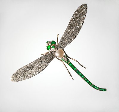 Brooch in the Form of a Dragonfly by Russian Master