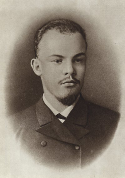 Lenin as a university student, Samara, 1890 by Russian Photographer
