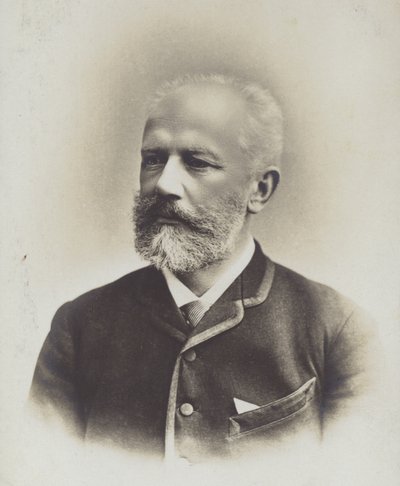 Portrait of Pyotr Ilyich Tchaikovsky by Russian Photographer