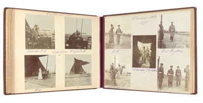 The Russian Imperial Family, page from an album of photographs, c.1897-99 by Russian Photographer