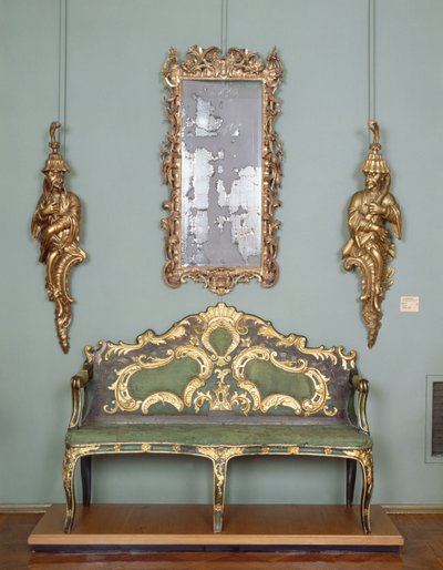 Canape, 2nd quarter of the 18th century by Russian School
