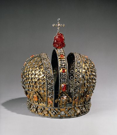 Crown of the Empress Anna Ioannovna, St. Petersburg, 1730 by Russian School
