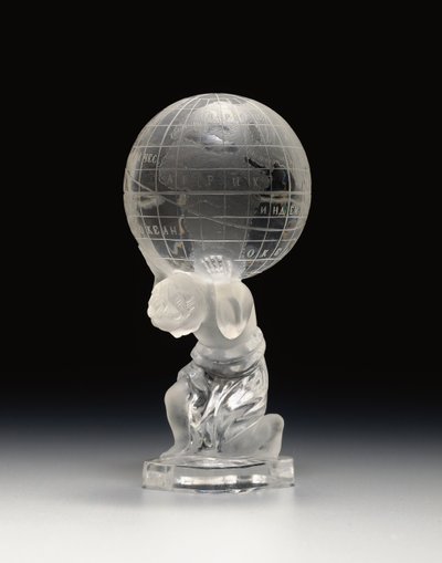 Hand-Seal Carved as Atlas by Russian School