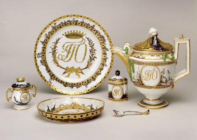 Orlov Tea service from the Imperial Porcelain Factory, St Petersburg by Russian School