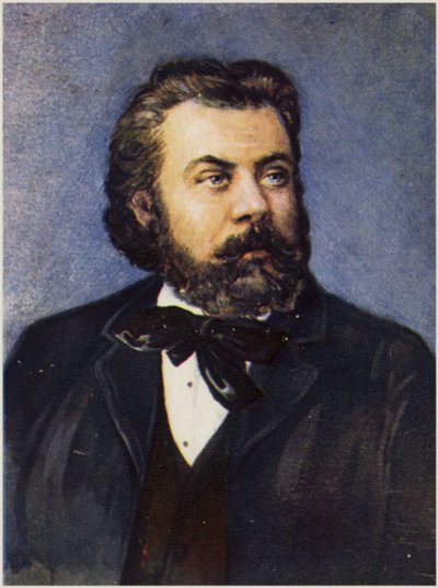 Portrait of Modest Mussorgsky by Russian School