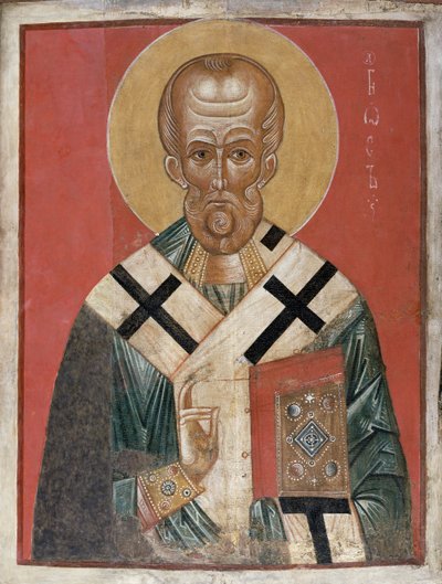 St. Nicholas, Novgorod school, c.1300 by Russian School