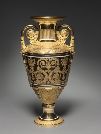 Vase, made by St. Petersburg Imperial Porcelain Factory, c.1820-30 by Russian School