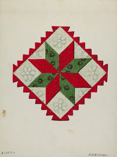 Quilt Block by Ruth M Barnes