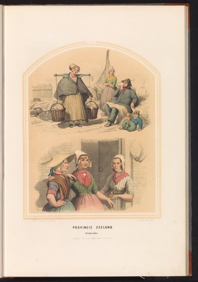 Costume of Arnemuiden in Zeeland, 1857 by Ruurt de Vries