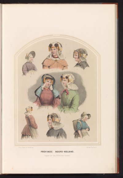 Costume of North Holland, 1857 by Ruurt de Vries