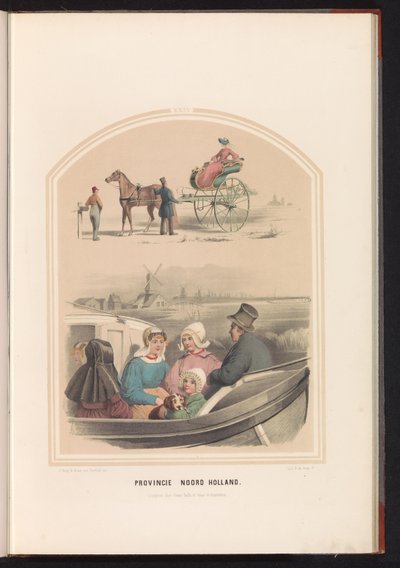 Costume of North Holland, 1857 by Ruurt de Vries